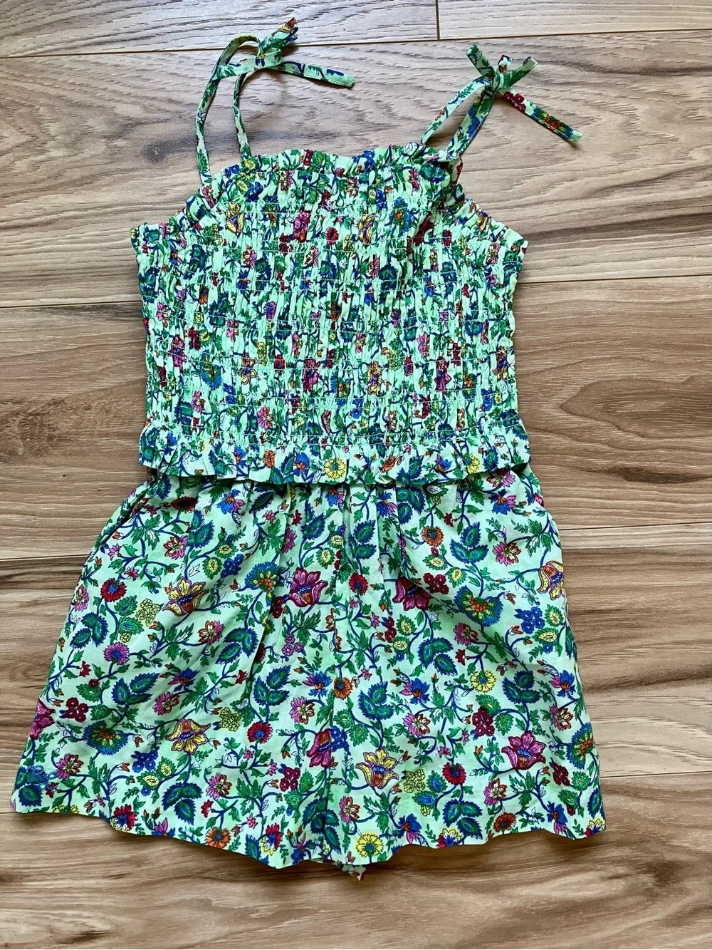 Polo Ralph Lauren Romper Green Paisley Colorful